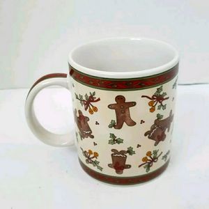 Moda Dallas Stoneware Gingerbread Man Coffee Mug
